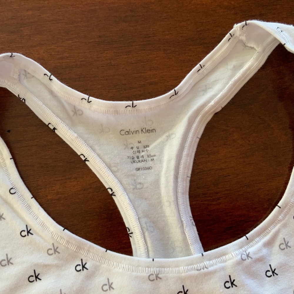 Calvin Klein Carousel Racerback Bralette - Picture 4 of 7